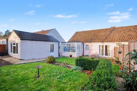 3 bedroom semi-detached bungalow for sale, Central Wedmore with views and parking