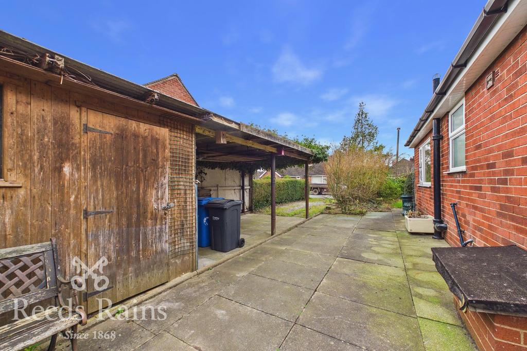 Rear and Carport
