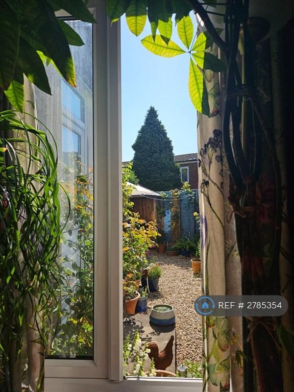 Garden View From French Doors