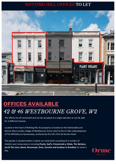 Office to rent, 42-44A Westbourne Grv London W2 5SH