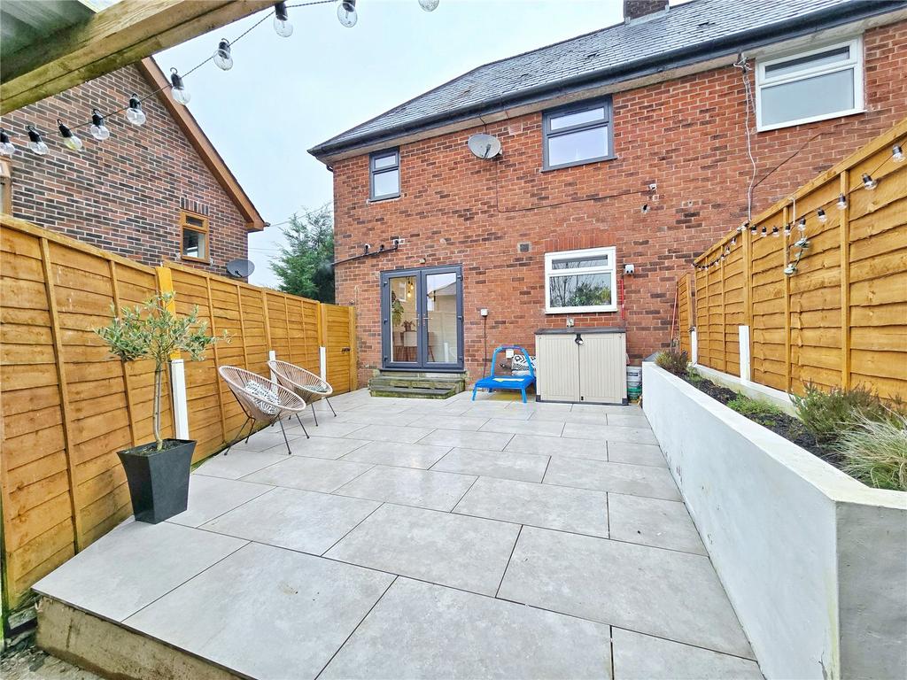 Rear Porcelain Patio