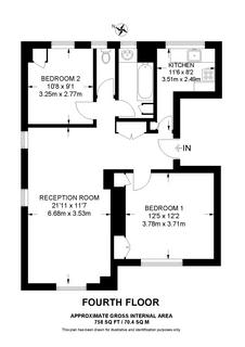 2 bedroom flat for sale, Embassy House, West End Lane, London, NW6