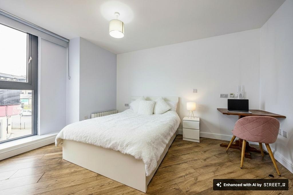 Bedroom, Living Area &amp; Kitchen