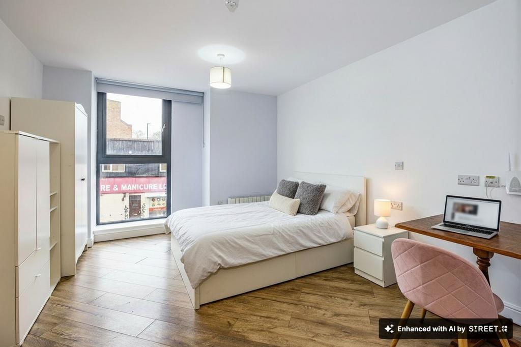 Bedroom, Living Area &amp; Kitchen
