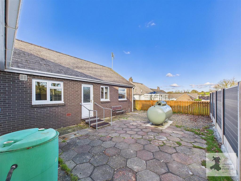 Rear of property