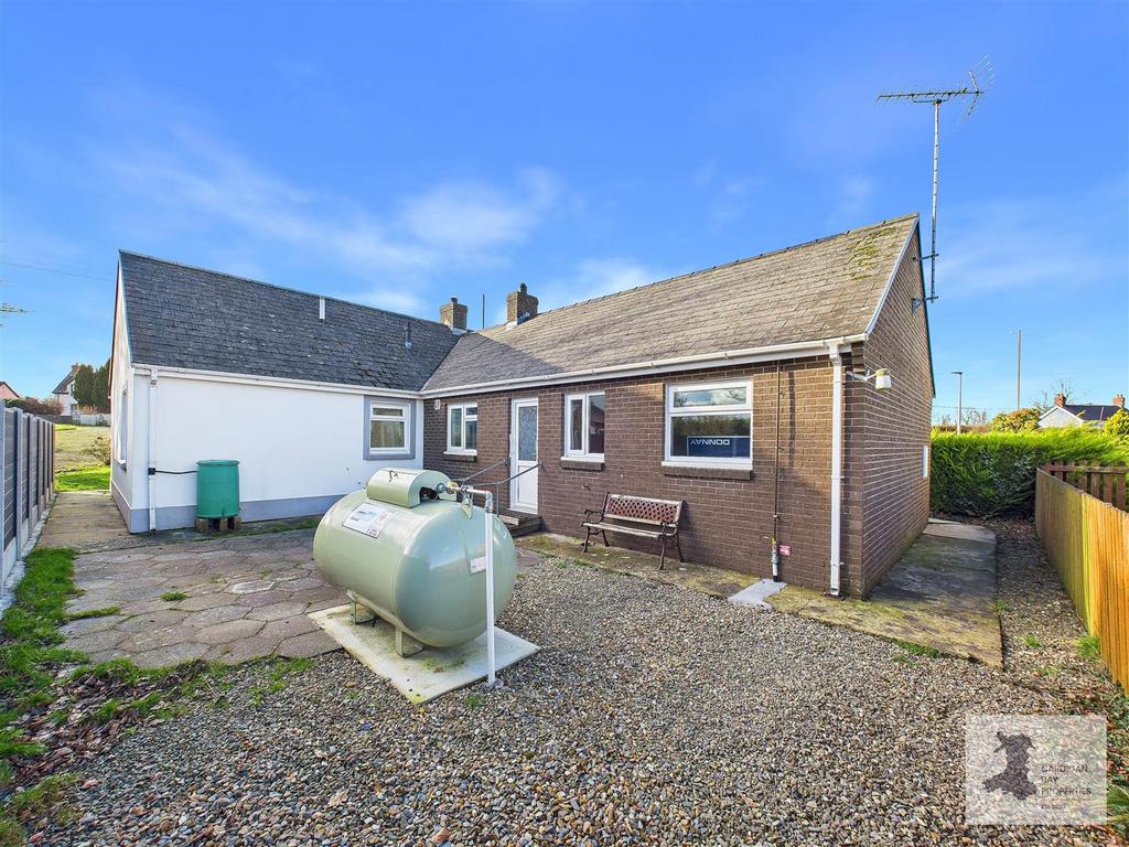 Rear of property