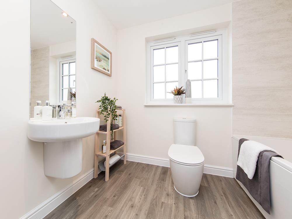 Bathroom of the Lincoln, a 2 bedroom house