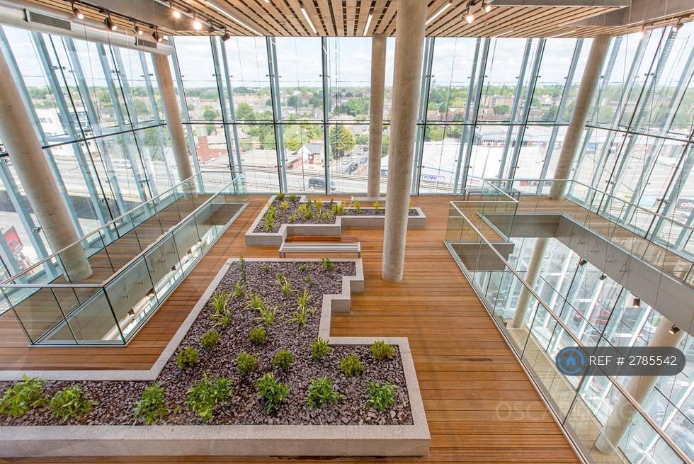Ariel View Of The Indoor Green Space