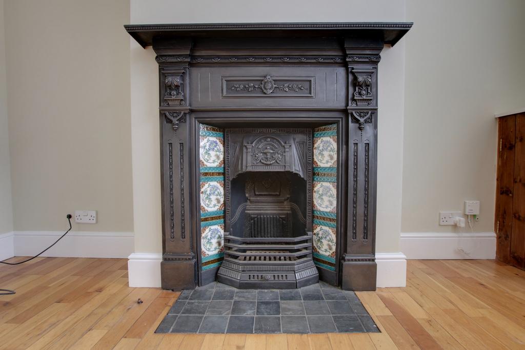 Fireplace in lounge