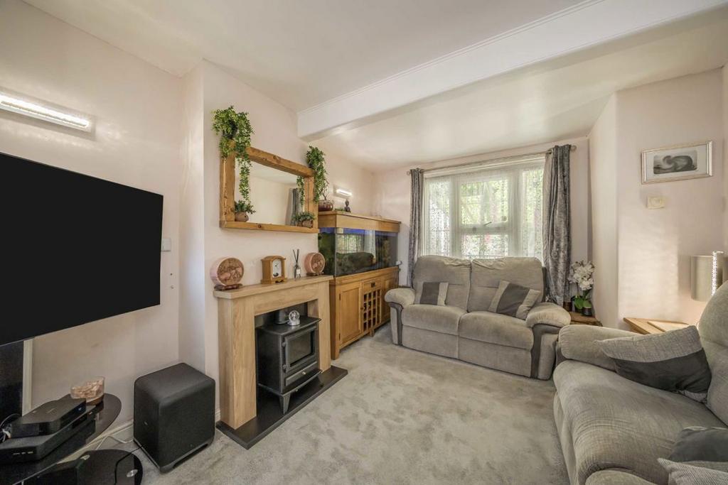 Living room, fireplace