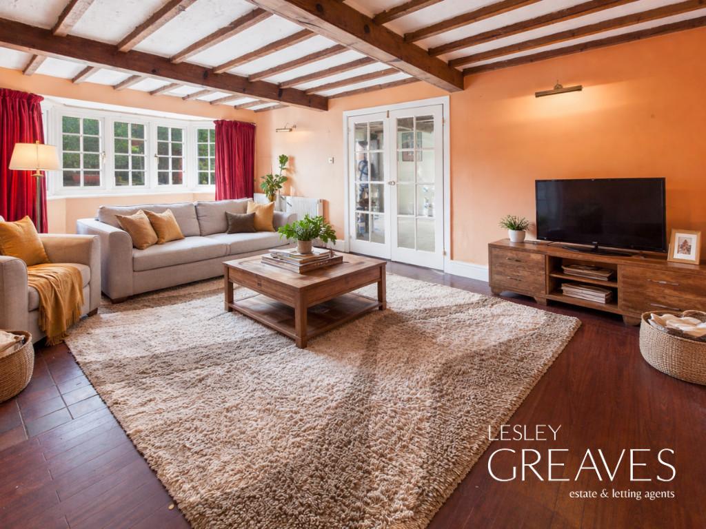 Virtually Staged Living Room