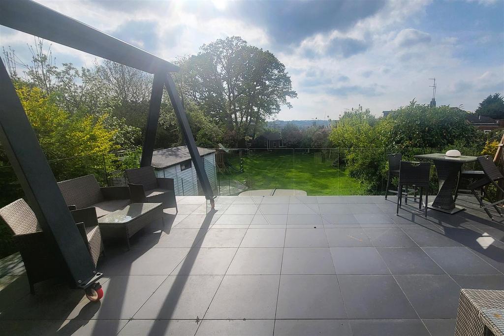 Raised patio