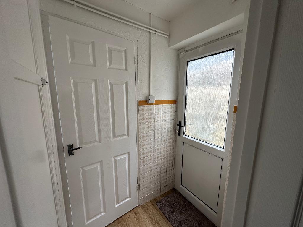 Back door area