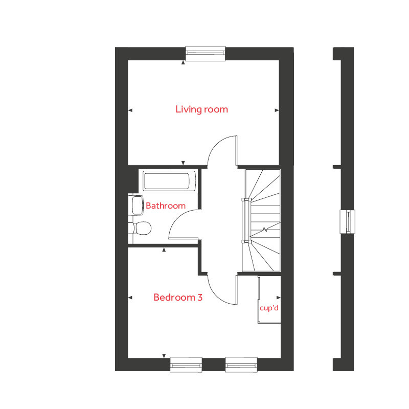 3 bedroom terraced house for sale - Floor Plan