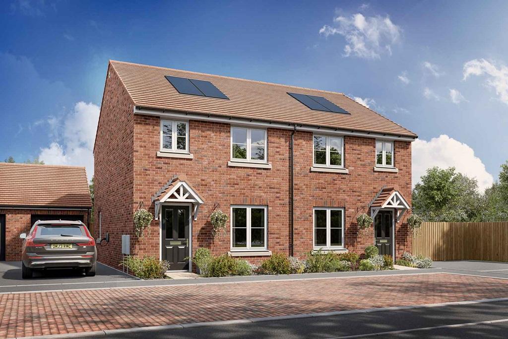 Artist's impression of a typical Gosford home