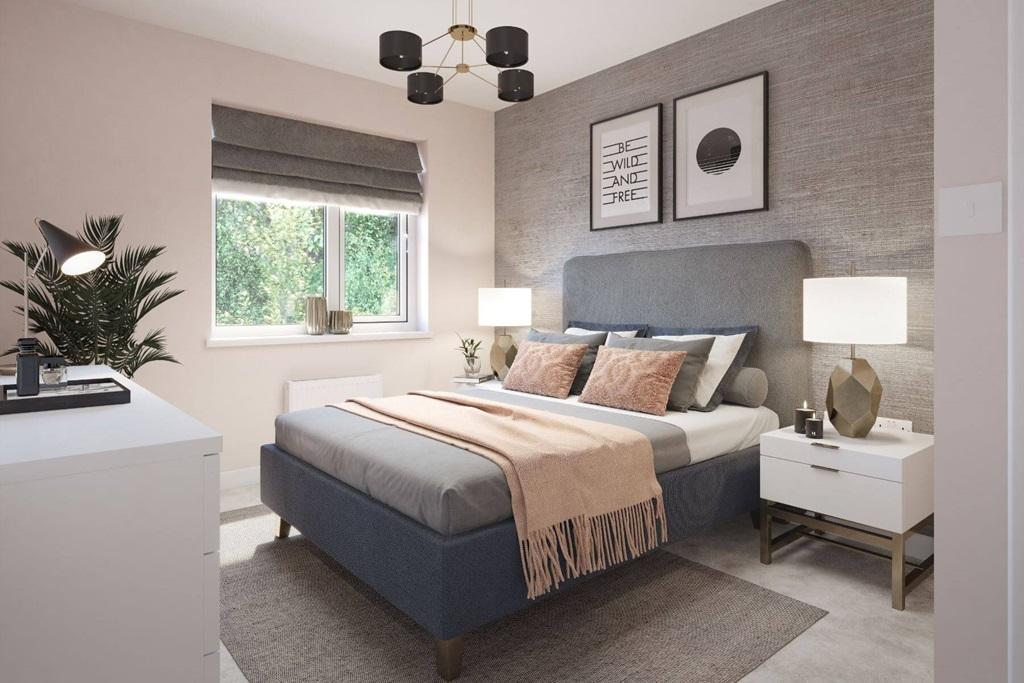 Main bedroom with space for storage