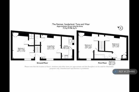 3 bedroom end of terrace house to rent, The Retreat, Sunderland, SR2