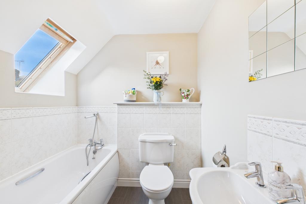 Spacious and practical family bathroom