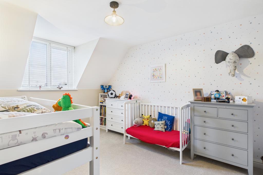 Generously sized double with built in storage