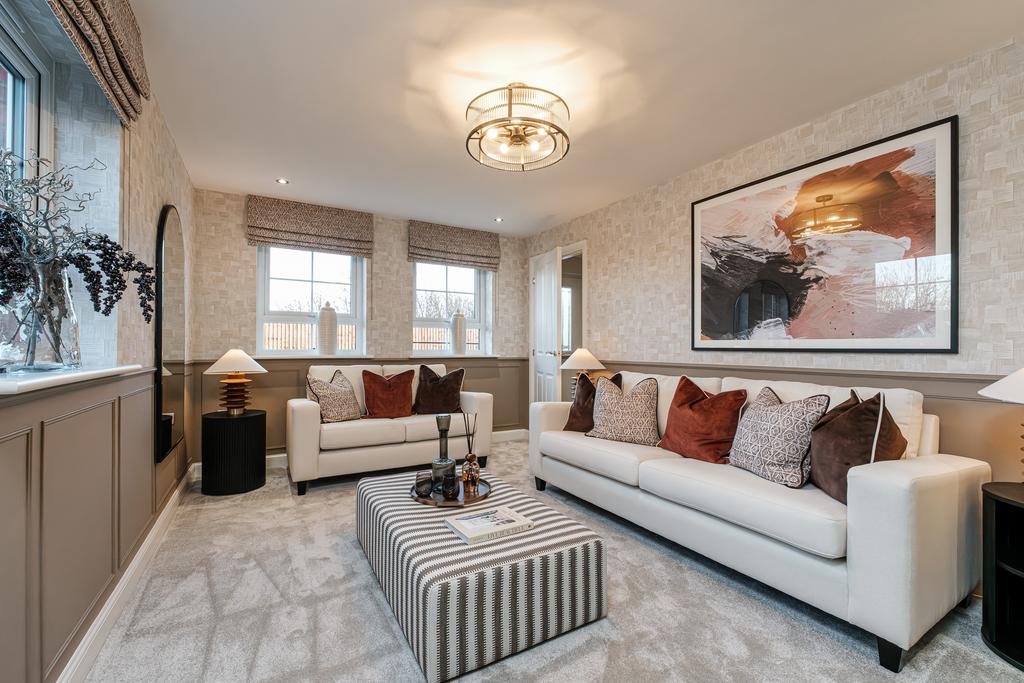 Interior view of the lounge in our 4 bed...