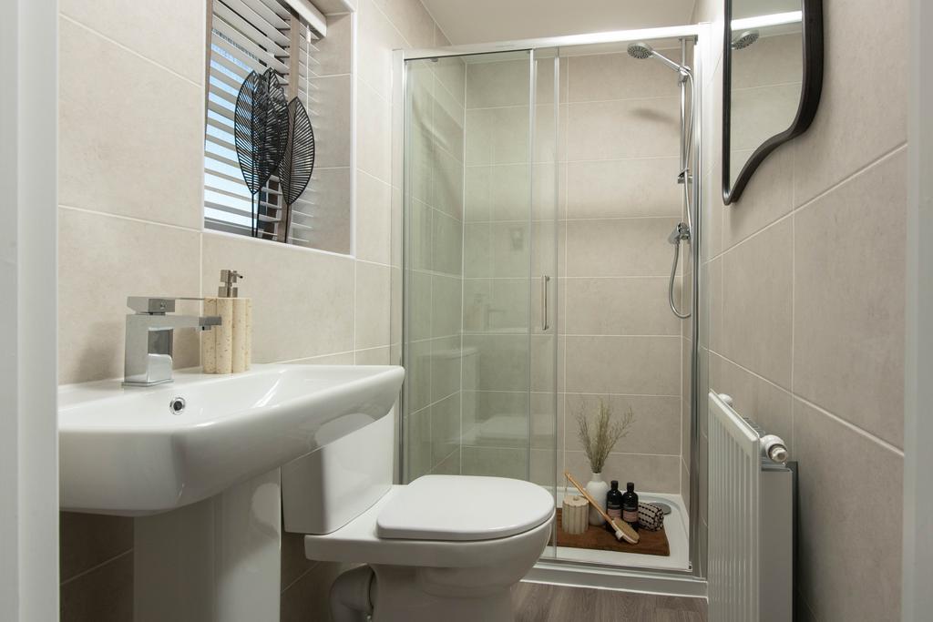 Internal image of the en suite in the Alderney...