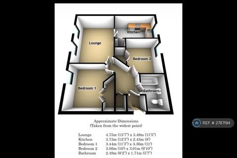 2 bedroom flat to rent, North Werber Place, Edinburgh, EH4