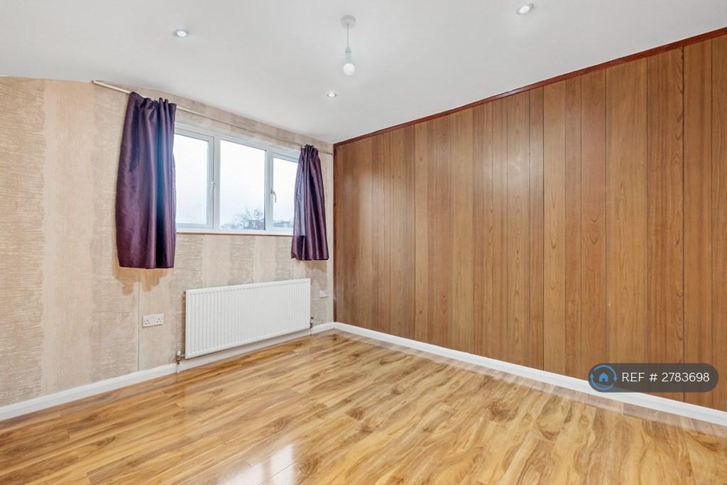Feature Wallpaper And Built-In Wardrobe