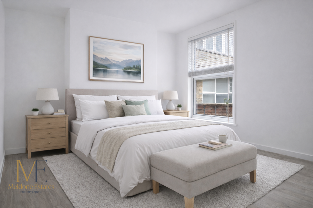 Staged Bedroom ME