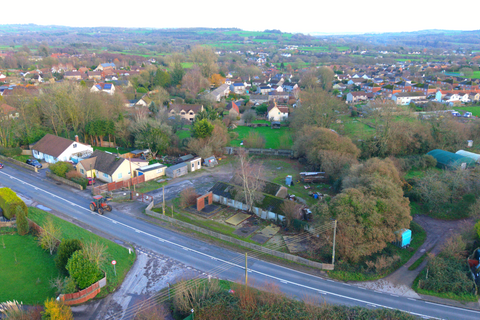 Plot for sale, Axminster Road, Tatworth, Nr. Chard, Somerset, TA20