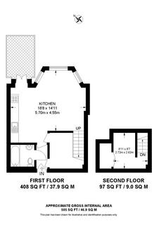 1 bedroom flat for sale, Nevern Road, London, SW5