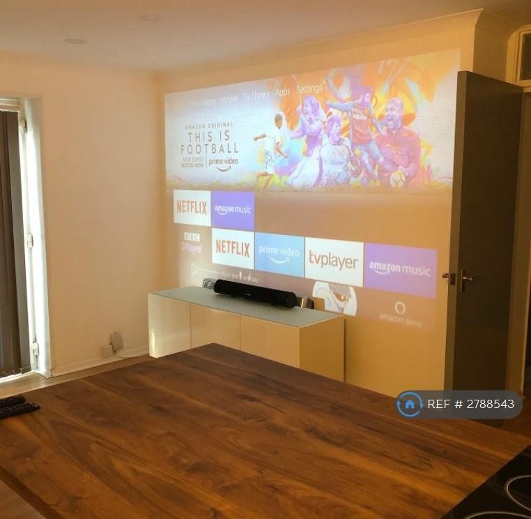 Living Space Projector And Soundbar