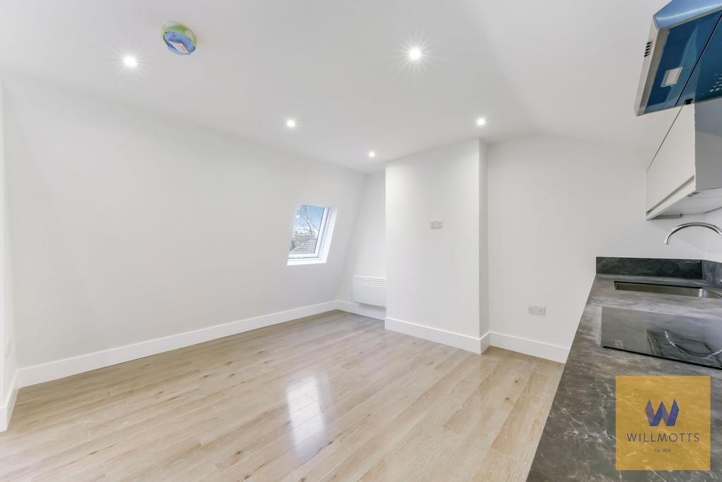 Open plan kitchen/lounge