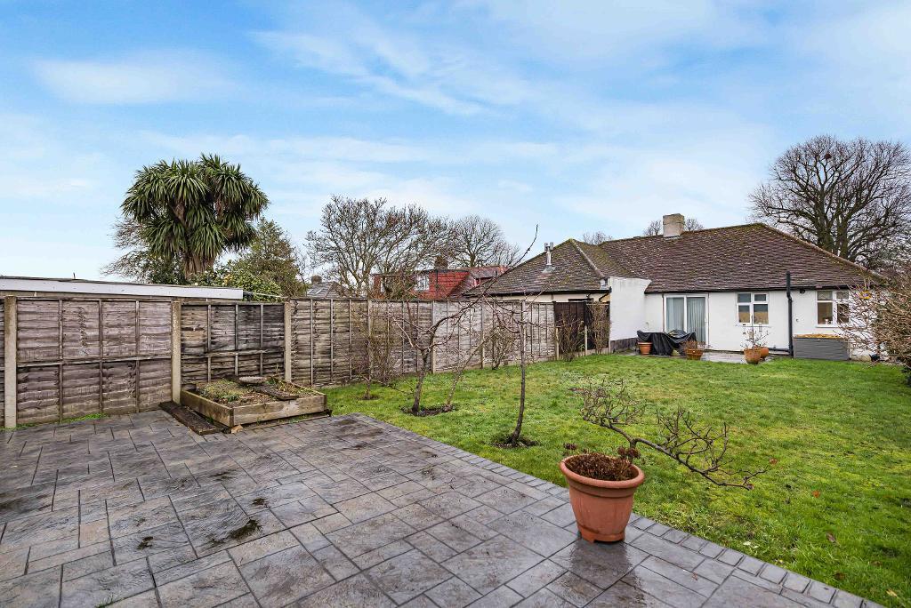 Rear of property
