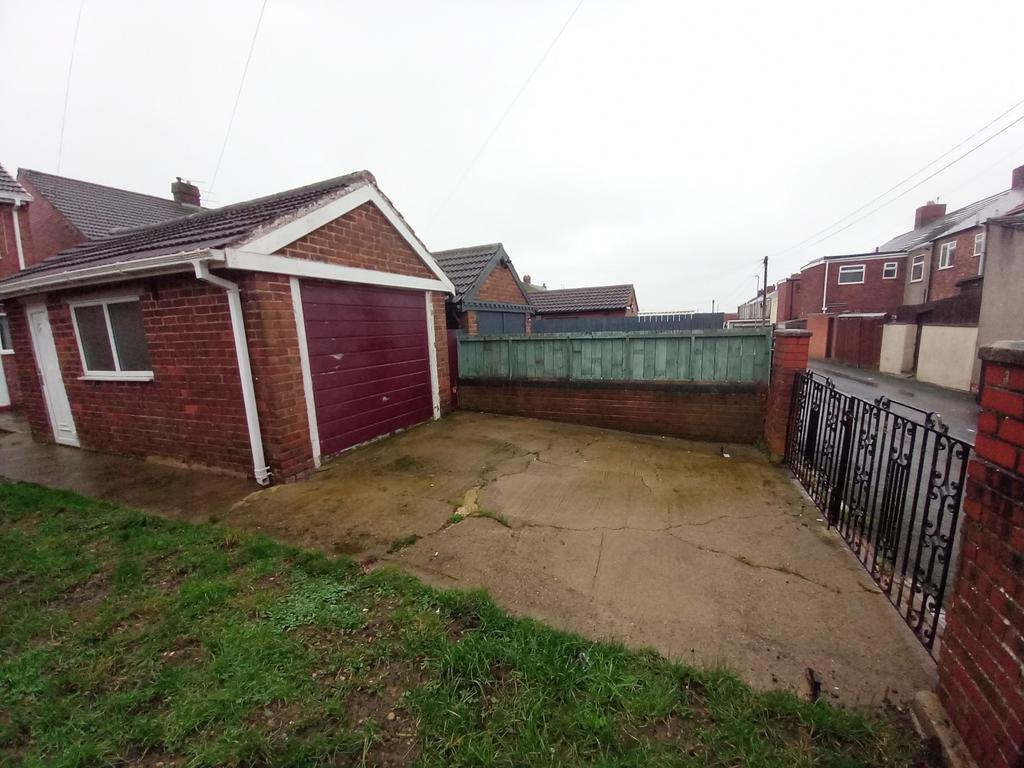 Garage and drive