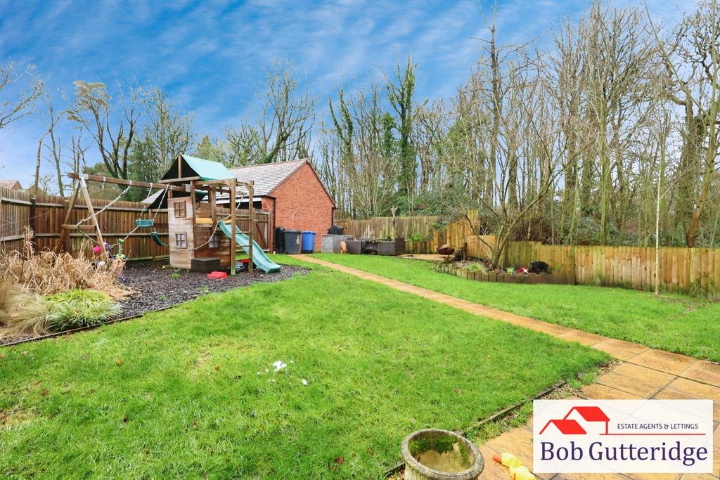 Enclosed rear garden