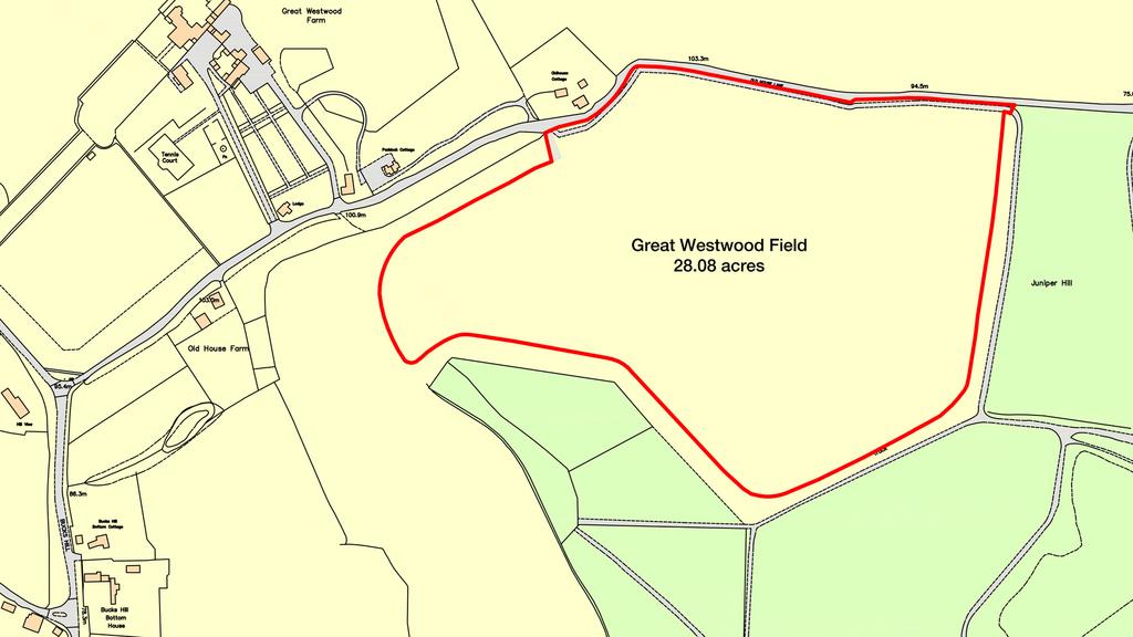 Great Westwood Field Site Plan