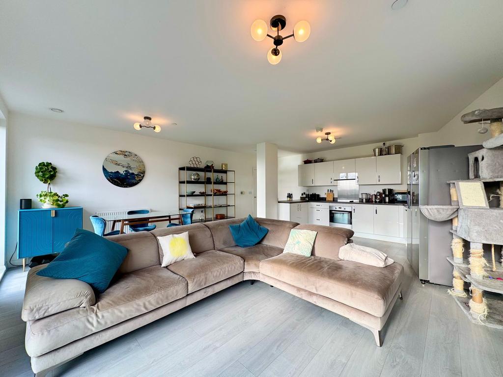 Open plan Lounge/kitchen/dining area