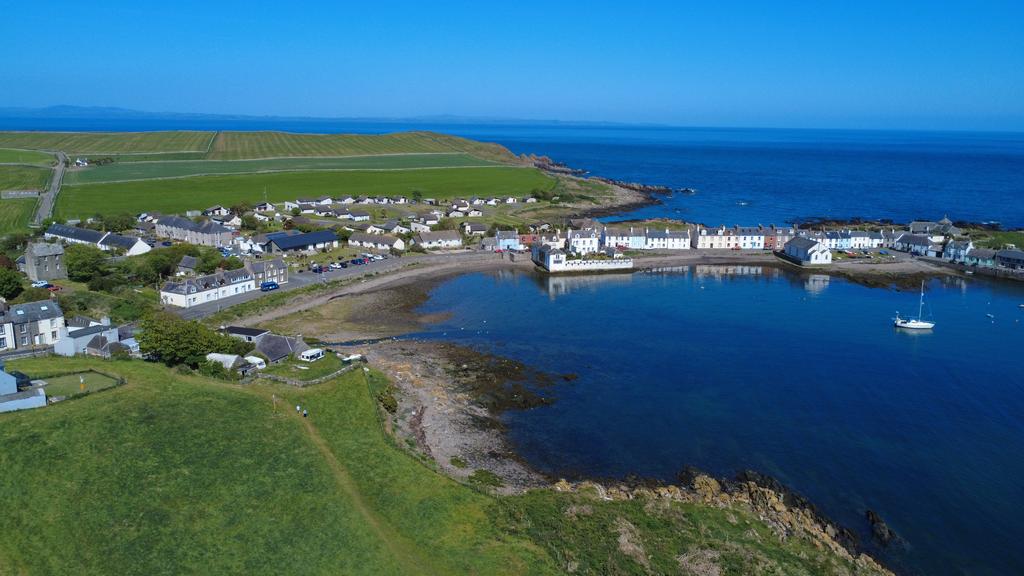 Aerial view of Isle of Whithorn