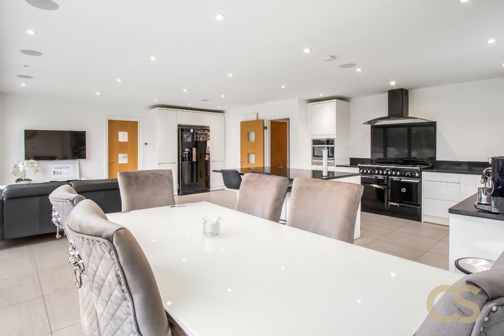 Open-plan living area, open plan living