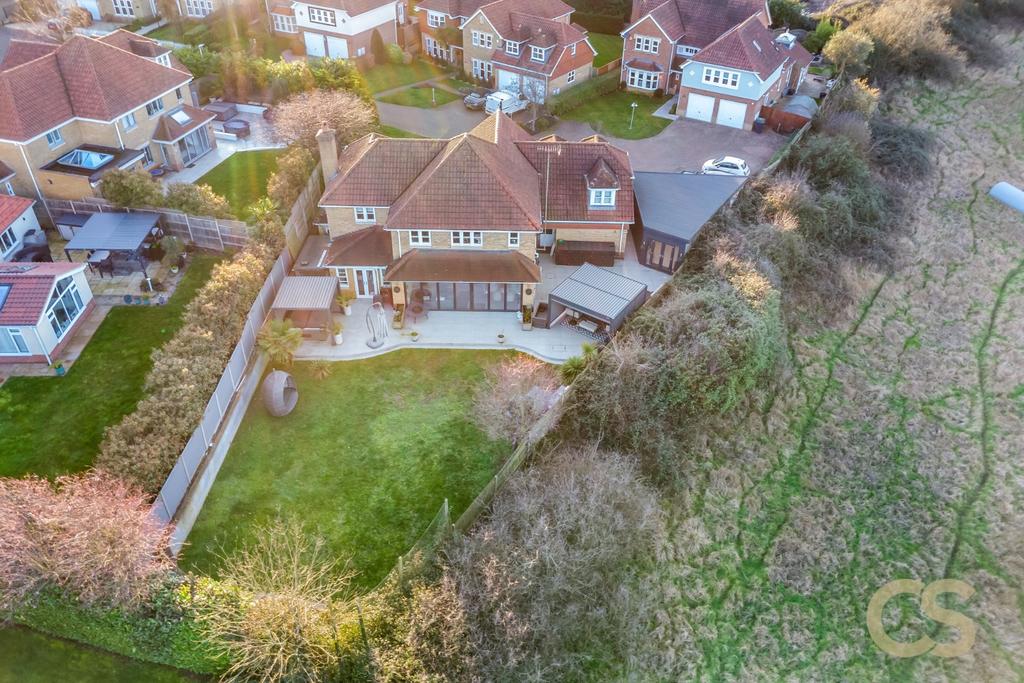 Aerial view, land