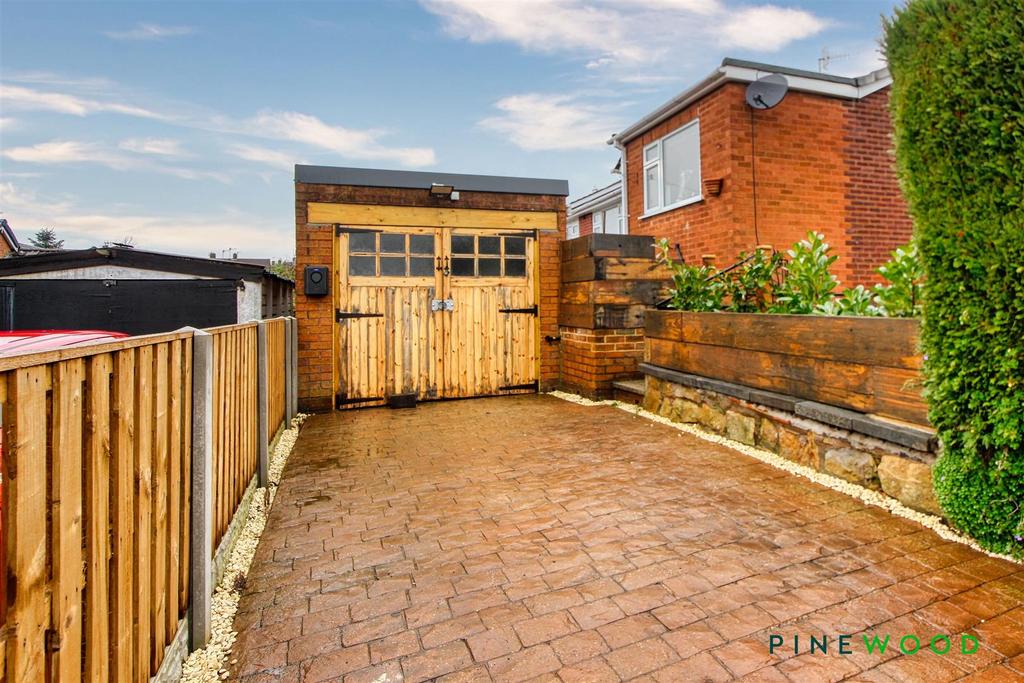 Driveway and single garage