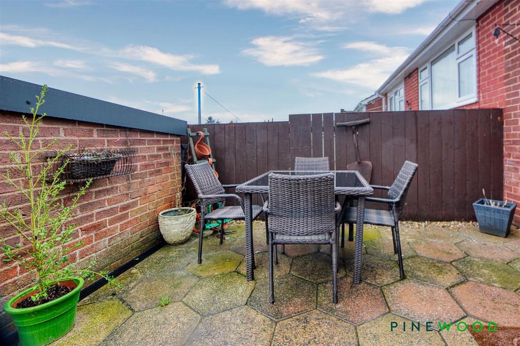 Rear courtyard