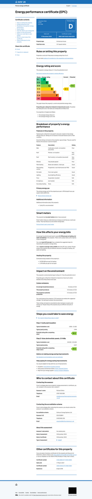EPC Certificate