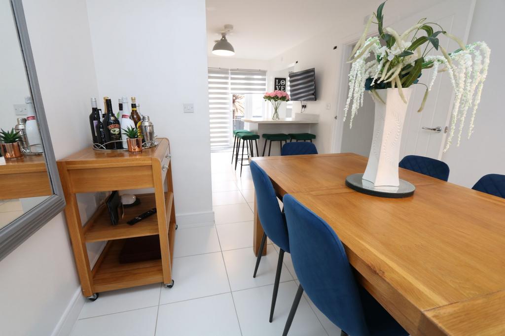 Dining Room open to Kitchen/Breakfast Room