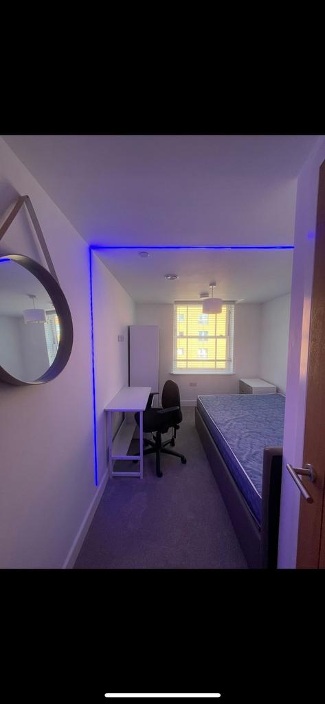 Bright, tidy single bedroom with a comfortable ...
