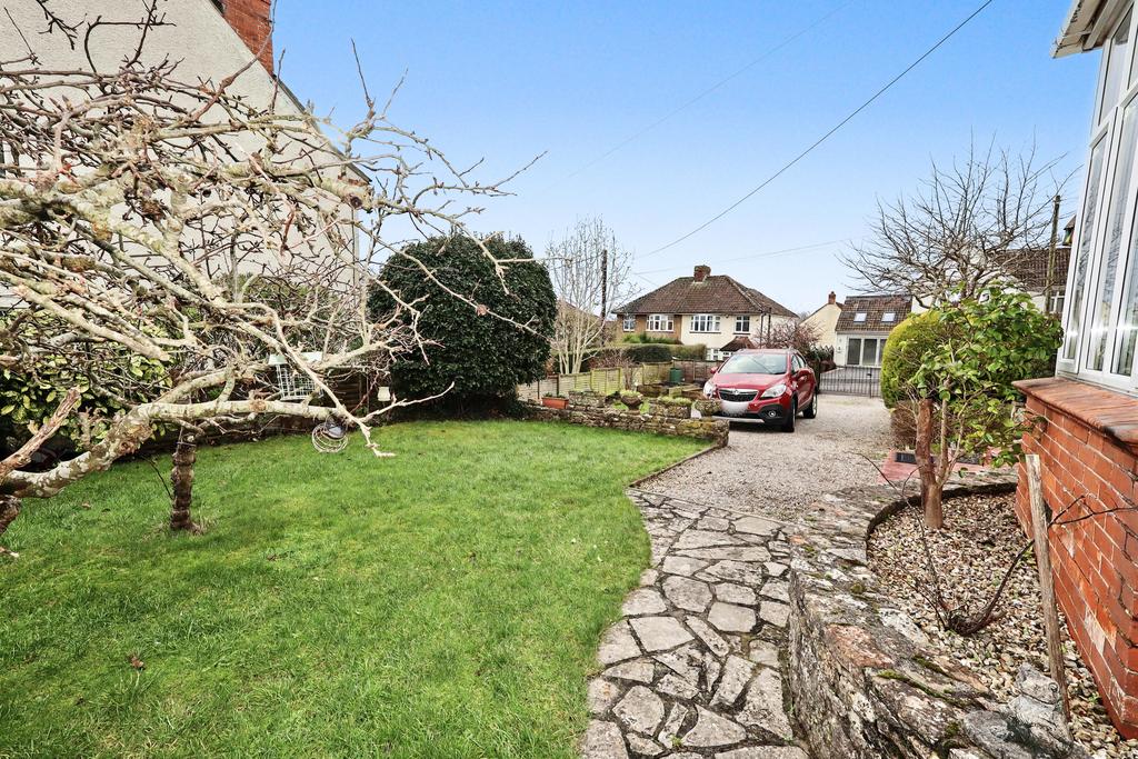 Garden and parking