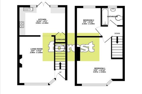 2 bedroom terraced house for sale, Fernside Avenue, Hanworth, Middlesex, TW13