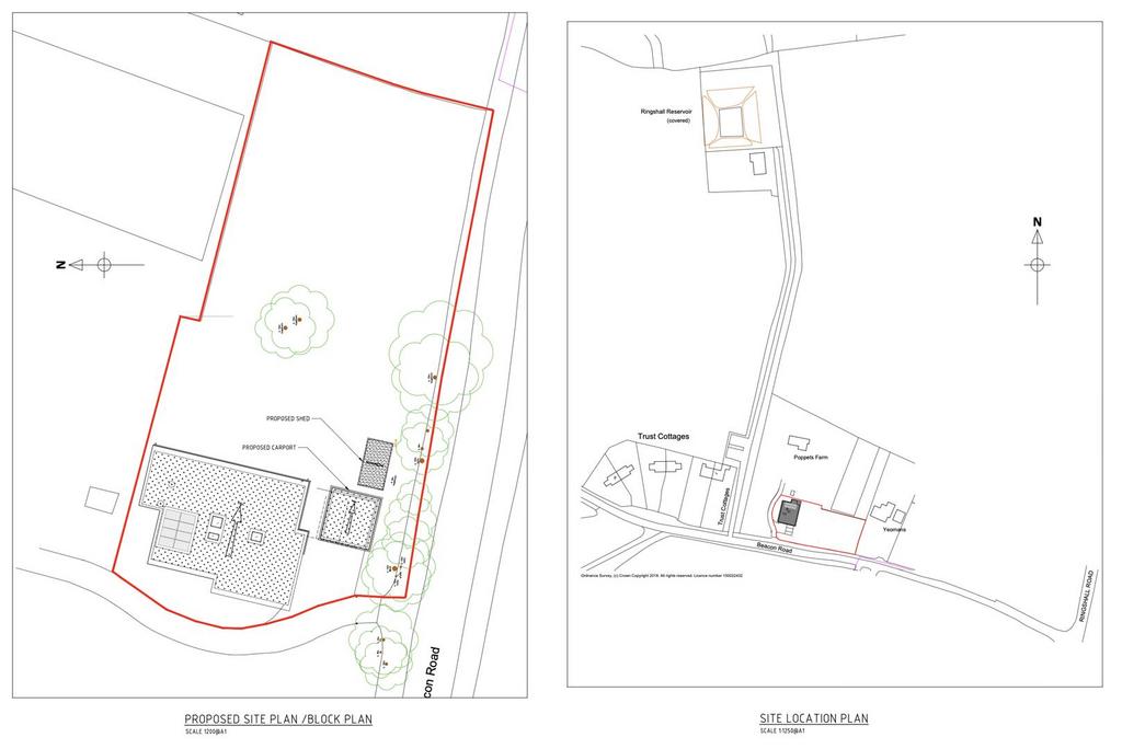 Car port site plan