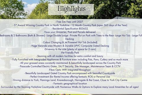 2 bedroom lodge for sale, Malton YO17