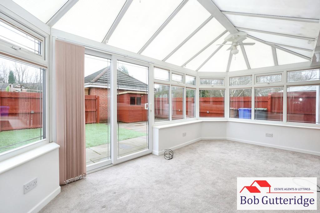 HALF BRICK &amp; UPVC DOUBLE GLAZED CONSERVATORY